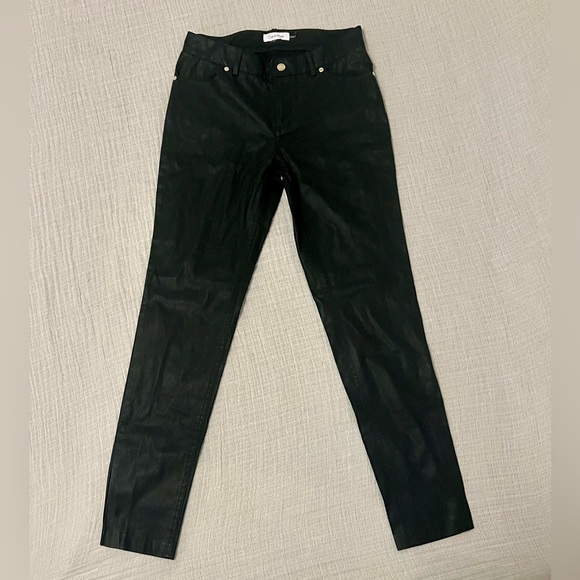Calvin Klein Pants - Calvin Klein Black Leather Pants